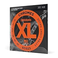 MELLOW TONE - XL Chromes are a flat wound electric guitar string, which provide a mellower tone than round wound strings SMOOTH, WARM TONES - Chromes’ stainless steel flattened ribbon wrap wire is precisely polished for unparalleled smoothness and th...