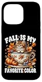 fall is my favorite color cute autumn kitten for cat grandma custodia per iphone 14 pro max