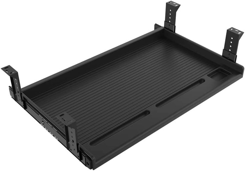 ALTOO Heavy Duty Square Plastic Keyboard Tray + Heavy Channel (35mm) | Perfect for Office and Home (B0CTHYK5BJ) Amazon Price History, Amazon Price Tracker