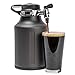 GrowlerWerks uKeg Go Carbonated Growler Beer Gift and Craft Beverage Dispenser for Beer, Soda, Cider, Kombucha and Cocktails, Amazing Gift for Beer Lovers,64 oz, Tungsten