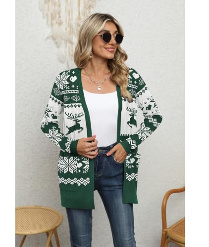Image of LILBETTER Womens Casual Lightweight Long Sleeve Open Front Cardigan Sweaters with Pockets