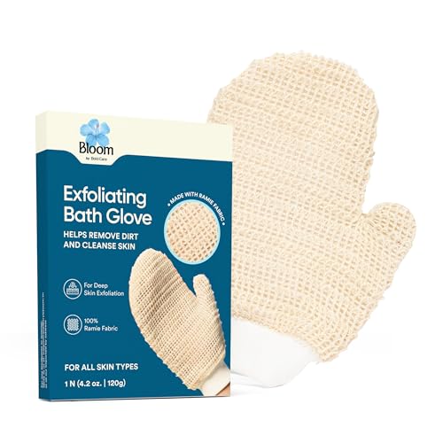 Bloom Exfoliating Bath Glove | 1 Glove | for Exfoliation &