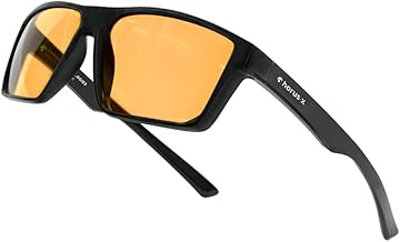 Horus X • Lunette Anti Lumière Bleue Homme Femme | Lunette Gaming pour Ecran Anti Fatigue & Migraine Oculaire | Verres Ambrés