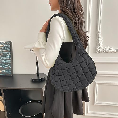 Bolso Tote Pequeño Acolchado para Mujer miniatura 2