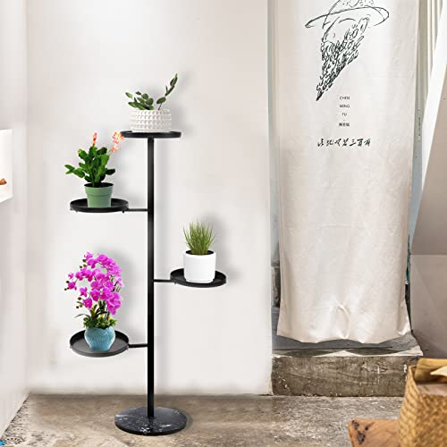 Hoher Pflanzenständer für Zimmerpflanzen, 4 Ebenen Metall Eckpflanzenständer, mehrere Blumentopfhalter für Wohnzimmer Cover