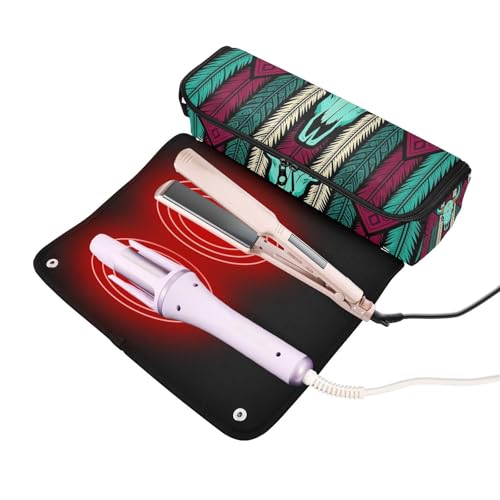 Bolsa para plancha de pelo y base resistente al calor miniatura 2