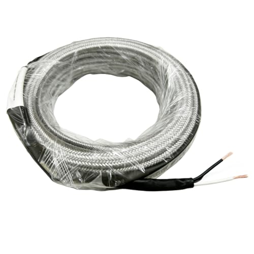 Freezer Parts Accessories，Self-Regulating Cold Storage Door Heater Cable for Walk-In Cooler Doors – Heater Cable Length: 232 Inches, Lead Wire Length: 19.7 Inches,120v Two - Wire Circuit.