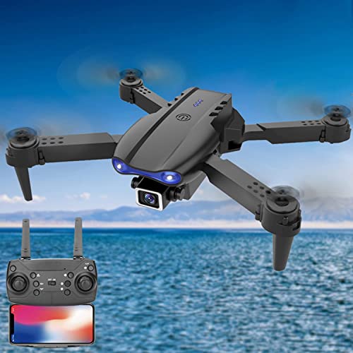 Drone With 1080P Dual Hd Camera - 2023 Upgradded Rc Quadcopter For Adults And Kids, Wifi Fpv Rc Drone For Beginners Live Video Hd Wide Angle Rc Aircraft, Trajectory Flight, Altitude Hold（Black） #TOP5