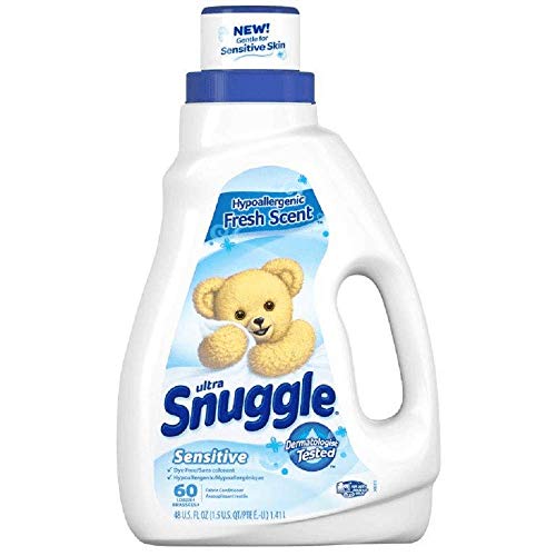Ultra Snuggle Sensitive Liquid Fabric Softener for Sensitive Skin 48 Oz