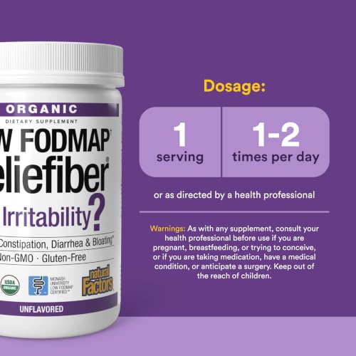 Natural Factors Organic Reliefiber Powder