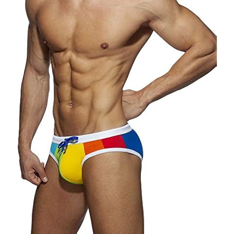 UXH Maillot de bain homme arc-en-ciel Cover