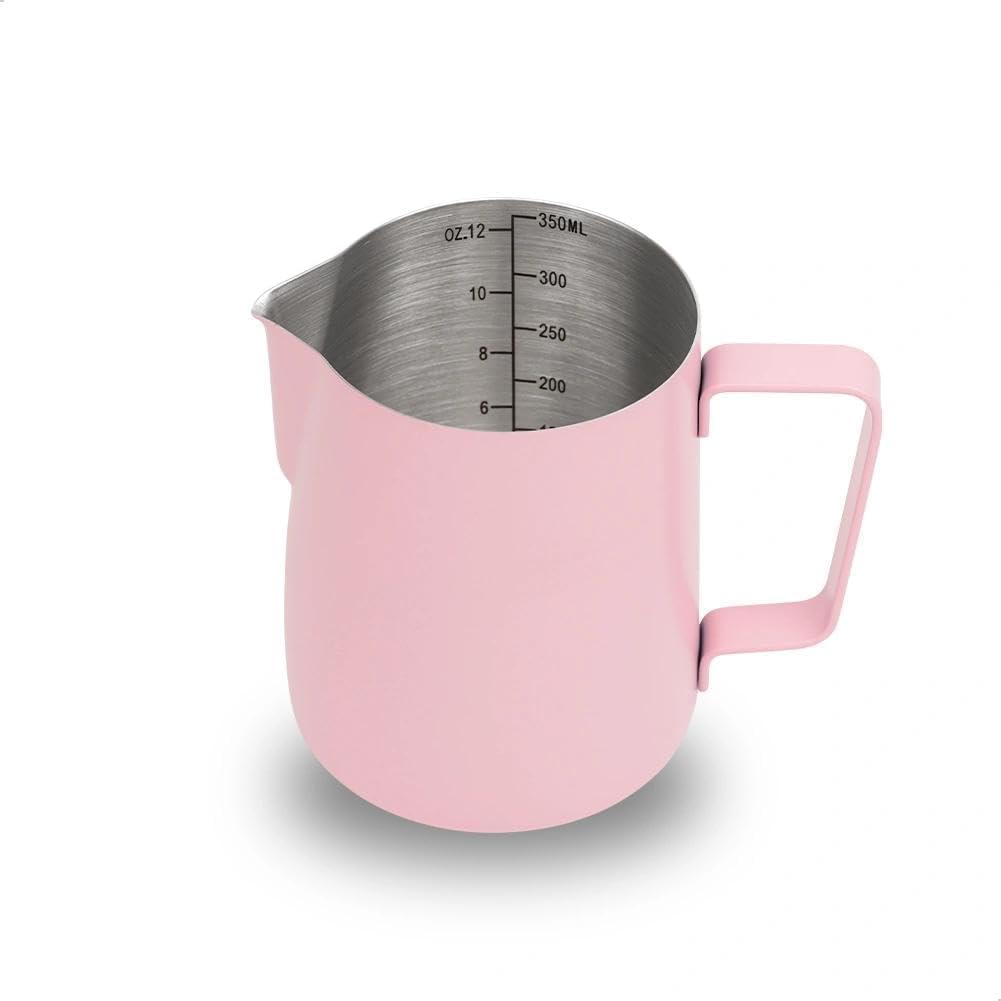 watchget 12oz Milk Frothing Pitcher Stainless Steel Espresso Steaming Jug