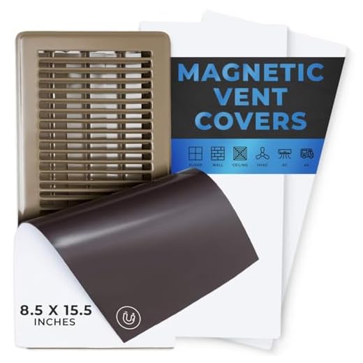 Eureka Air High Strength Magnetic Vent Cover 3 Pack (8" X 15.5") for Floor, Wall and Ceiling Steel Registers, Home and RV, HVAC and AC