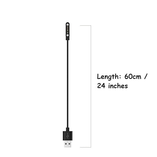 Miniatura 4 de Paquete de 2 cables de carga magnéticos de repuesto para auriculares de conducción ósea, cable de carga USB para auriculares de conducción ósea de