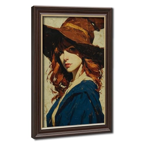 Toile cowgirl rurale occidentale pour évader l'esprit à travers l'art mural