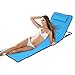 Lettino imbottito - Chaise Beach - Sedia a sdraio reclinabile da spiaggia, portatile, leggero, con, sedie abbronzate per patio, giardino, cortile, prato spiaggia immagine