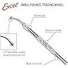 Excel Blades Pounce Wheel - 1/4-Inch Stainless Steel Tracing, Perforating, Cutting, Sewing, Quilting & Embossing Tool