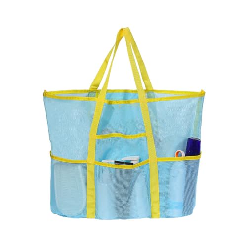 Beach Bag Large Swimming Clothes Storage Sundries Organization Portable Mesh Storage Beach Bag