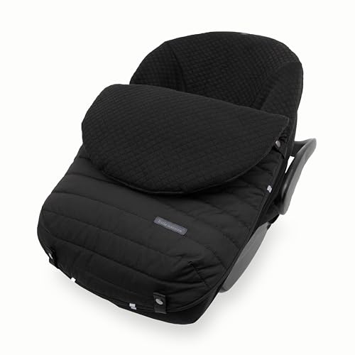 Image of Little Unicorn Infant Car Seat Footmuff – Weather-Resistant Baby Bunting Bag with Magnetic Closure, Non-Slip Backing & Open Harness Design – Universal Fit Winter Cover for Baby Car Seat & Stroller