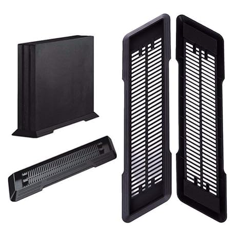Compatible with PS4 Pro Vertical Stand for Compatible with PlayStation 4 Pro with Built-in Cooling Vents and Non-Slip Feet