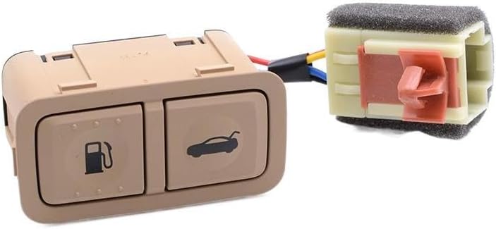 Trunk Lid Switch Fuel Door Opener Release Button for Hyundai for Sonata YF i45 2011-2014 93700-3S000RY Replacement(Beige)