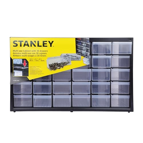 STANLEY Boîte de rangement polyvalente avec 30 petits tiroirs, 1-93-980