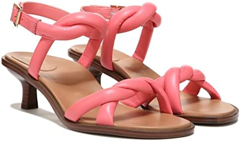Vionic Angelica Women's Kitten Heeled Sandals with Support Shell Pink - 9 Medium | Image 1
