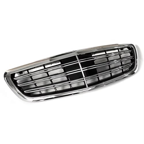 Grille de Calandre Avant Anti Impact Mercedes Classe S 2014-2019 Cache Noir - 2