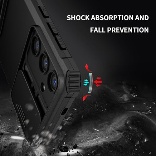 Coque Galaxy S24 Plus fine pour vos déplacements avec support vidéo noir