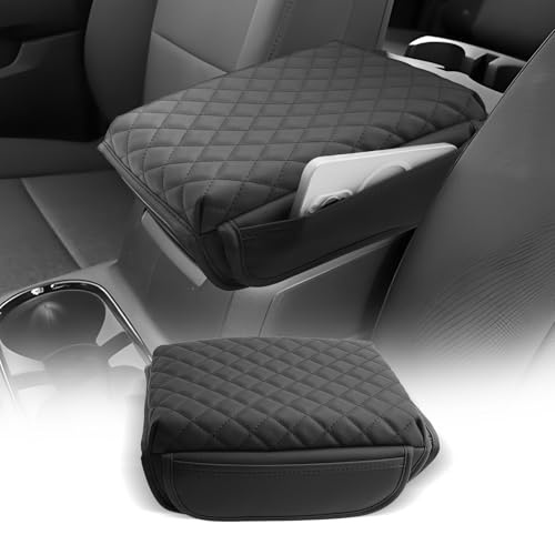 CDEFG for 2023-2025 2026 GMC Canyon Center Console Cover Armrest Box Cover for Canyon (Elevation, AT4, Denali) 2023 2024 2025 Accessories Console Arm Rest Protector Checkered Padded Side Pocket by CDEFG - Used condition - US$16.55