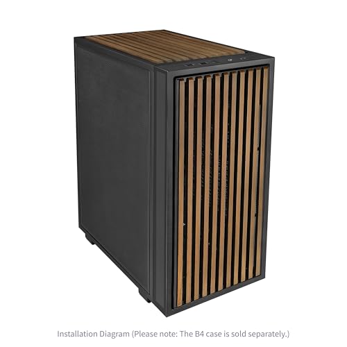 Image of Lian Li B4-mATX Vertical AeroDeck | Enhanced Airflow Accessory for Vertical Setup - Black (B4-1X)