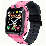 Puhiuyoi Kinder intelligente Uhr mit GPS, Jungen Mädchen Uhr Geschenke GPS