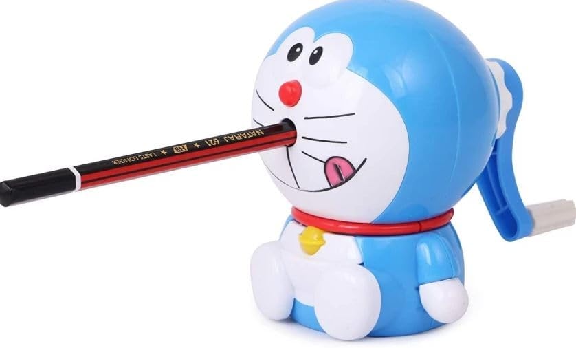DOMUM Doraemon Character Shaped Pencil Sharpener. (Blue)