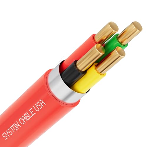 Syston Fire Alarm Wire Security Burglar Station Cable, 18/4