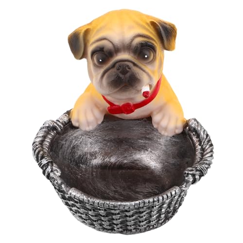 CVUTOVO Posacenere Scultura in Resina Tema Cane Accessorio Unico Fumatori Posacenere Da Design