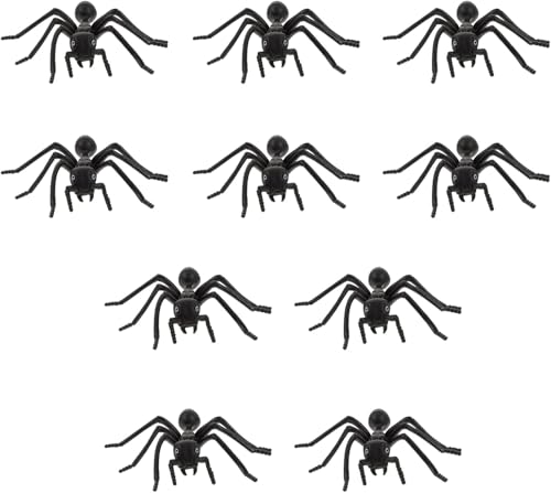 aoukoslt 100Pcs Black Fake Black Ant Realistic Imitation for Halloween Prank Props Simple and Sophisticated Design Executive Desk Games Gag and Practical Jokes Novelty and Gag, Decorations - Image 6