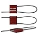 Cable Seals,Red,Anodized,PK50