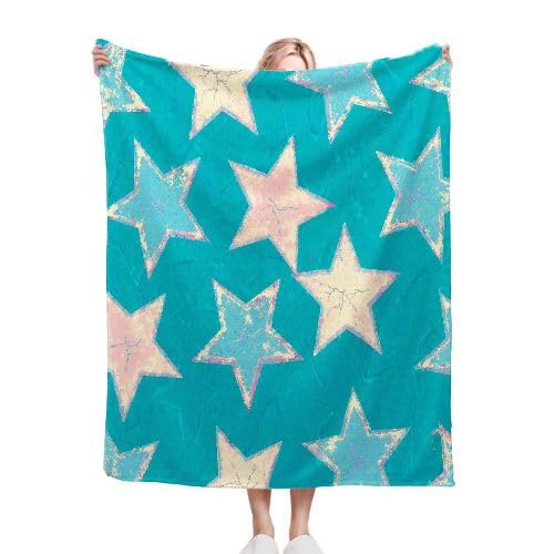Mantas para Sofas Grandes 220x240 Estampado de Estrellas, Manta Termica Franela Mantilla Felpa para Cama 135/150, Mantitas Polar Suave y Cálida para Perro Mascota Habitacion Dormitorio_7265a