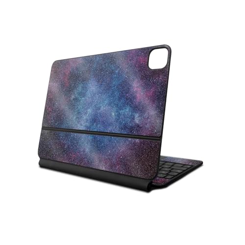 Glossy Glitter Skin Compatible with Apple Magic Keyboard for iPad Pro 13‑inch (M4) 2024 - Nebula - Premium 3M Vinyl Protective Wrap Decal Cover - Easy to Apply | Crafted in The USA by MightySkins