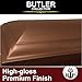 RestInPower Steel Butler Satin Casket - Enduring Elegance in Premium Steel with Complete Comfort Bedding (Coppertone)