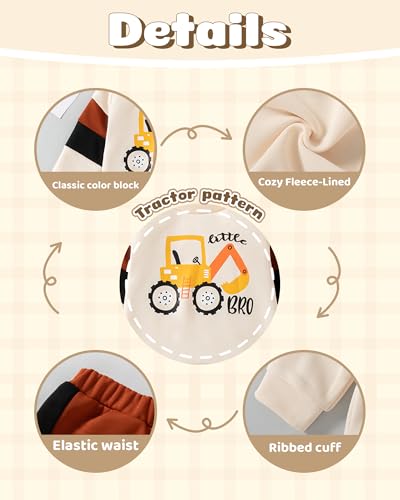Image of NZRVAWS Toddler Baby Boy Clothes Pullover Sweater Ripped Jean Sweatsuit Little Boy Outfit Fall Winter Clothing Set 6M-7T