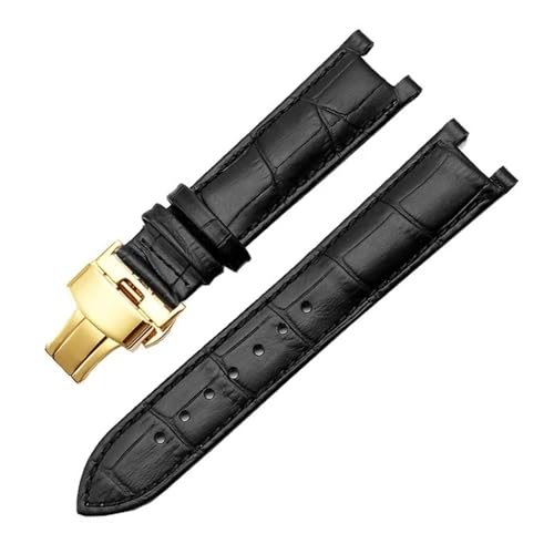 Bracelet de montre en cuir de vachette 20mm 22mm compatible GC Guess