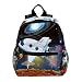 Kinder Mini Rucksack Raumschiff Planeten Raumschiff Lässiger Rucksack Leichte wasserdichte Aufbewahrung Studententasche Design Messenger Rucksack für Jungen und Mädchen 25.4x10x30cm
