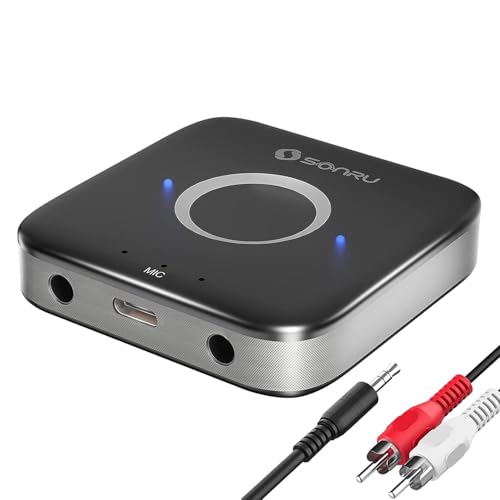 SONRU Bluetooth 5.3 Receiver with AUX/RCA