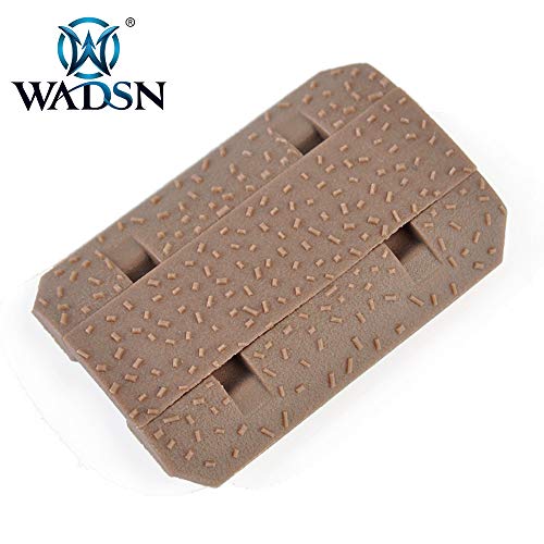 SBGJMY 12-Paket Abdeckblech Armlehnenpolster M12 für MLOK-Geländersysteme (Braun)