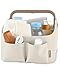 Skip Hop Diaper Caddy Organizer with Touch Sensor Night Light Nursery Style Oat