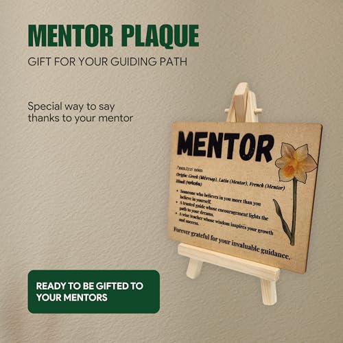 tinydabba Wooden Definition Plaque with Easel – Mentor Gift by tinydabba - 2