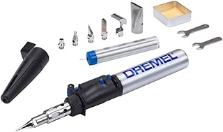 Dremel VersaTip Precision Butane Torch - Long Lasting Cordless Soldering Iron - Perfect for Pyrography, Paint Removal, & Heat Embossing (2000-7)