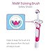 MAM Training Toothbrush for Babies (1 Baby's Brush with Safety Shield), Baby Toothbrush with Brushy The Bear Character, Interactive App, for Boys 5+ Months, Blue