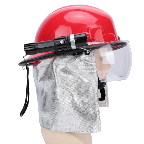Generic Rescue Helmet, Super Strong Protective Firefighter Hard, Adjustable Buckle for Fighting Construction Mining Rescue Operations